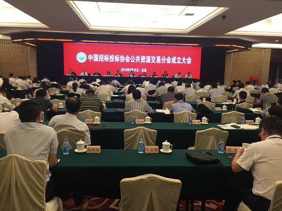 中國招標投標協(xié)會公共資源交易分會成立大會在京隆重召開